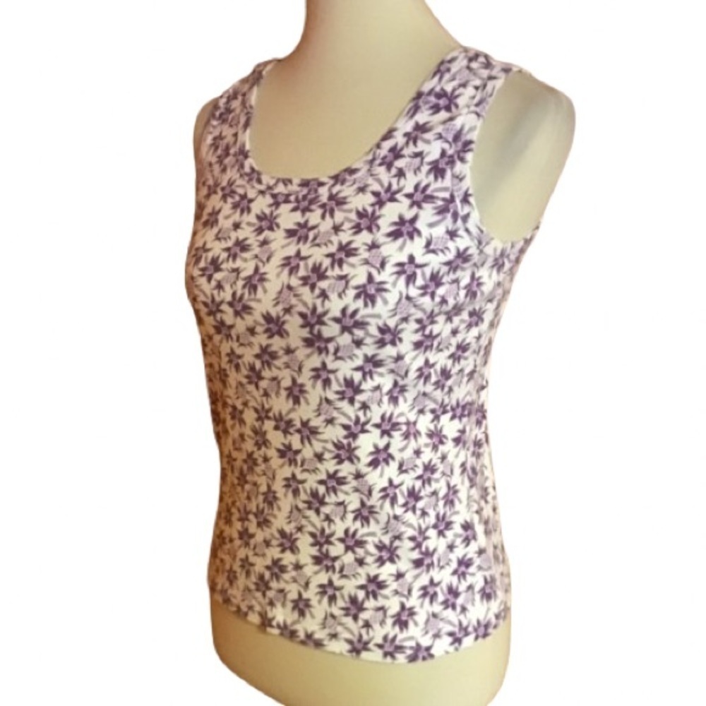 Vintage 90s palm trees tank top